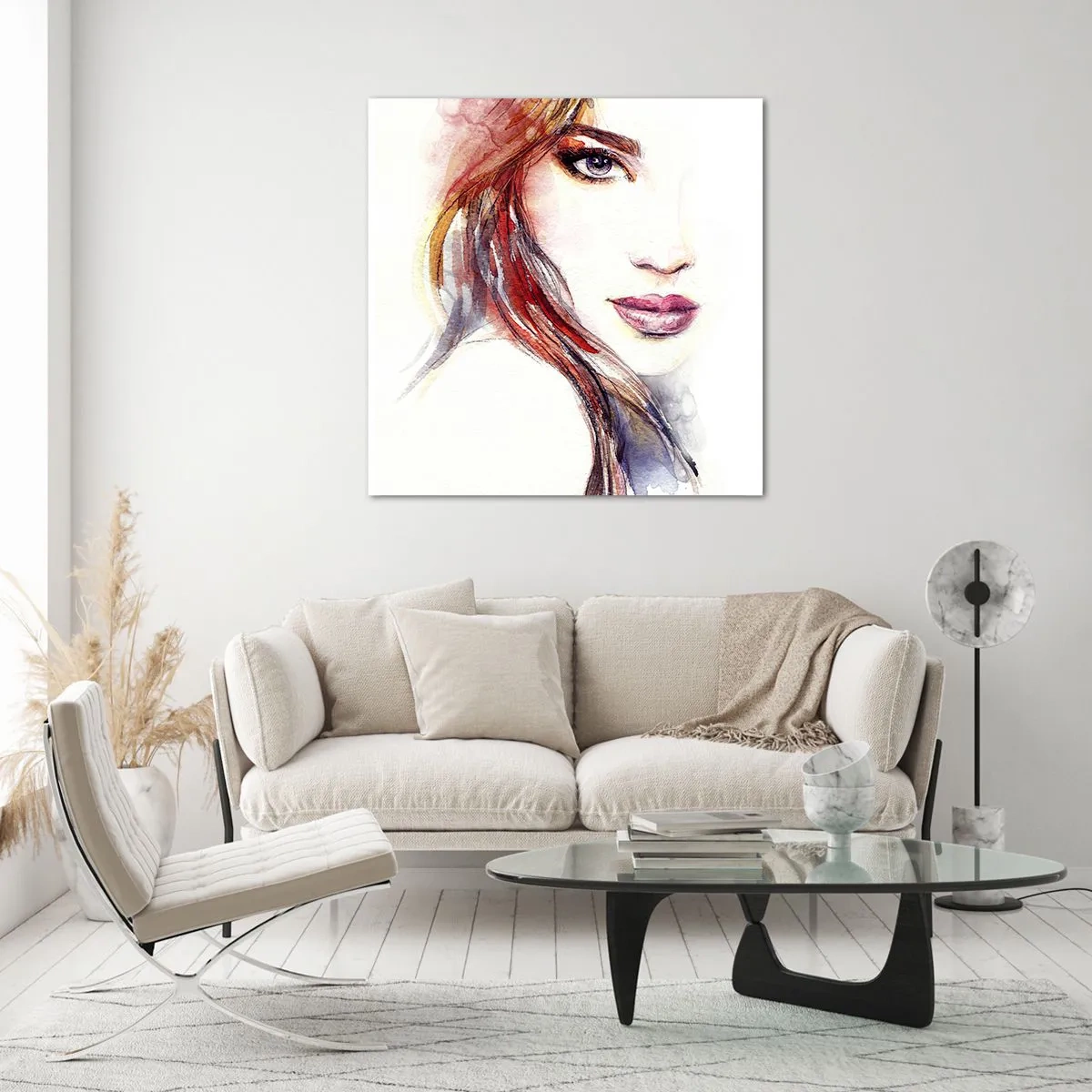 Impression sur verre - Image sur verre - Vademecum - suivez-moi - 70x70 cm