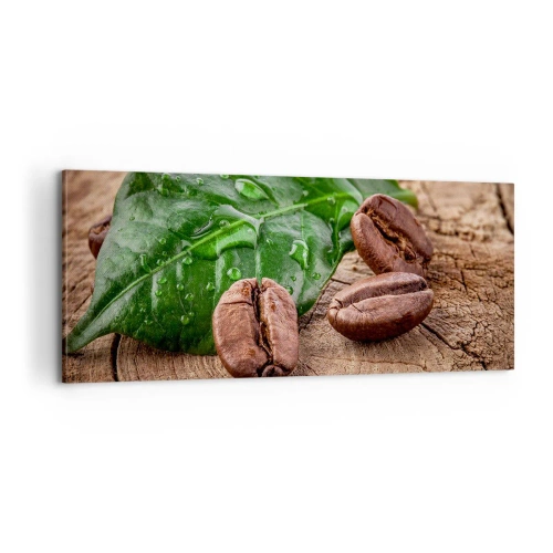 Impression sur toile - Image sur toile - La plus vraie et noire - 100x40 cm