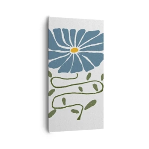 Impression sur toile - Image sur toile - Une branche à une fleur - 65x120 cm