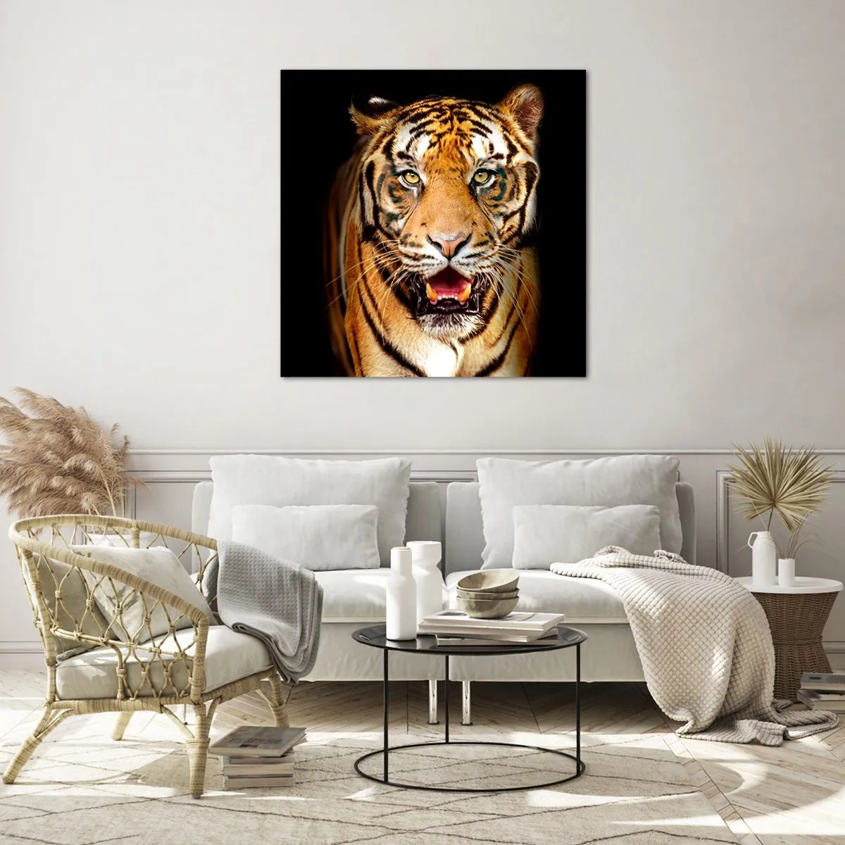 Impression sur verre - Image sur verre - Le coeur sauvageon - 70x70 cm