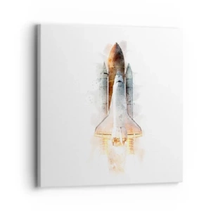 Impression sur toile - Image sur toile - Des explorateurs pour commencer - 30x30 cm