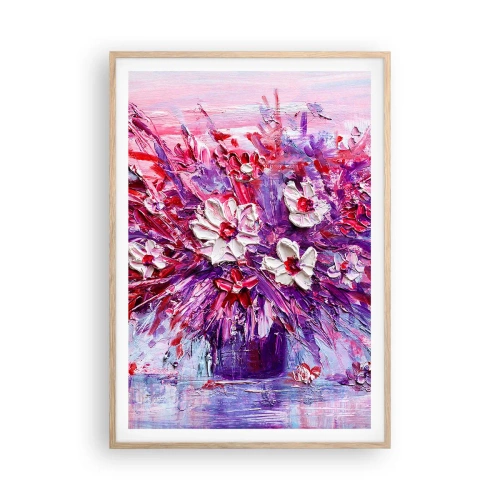 Affiche dans un chêne clair - Poster - Innocence et passion - 70x100 cm