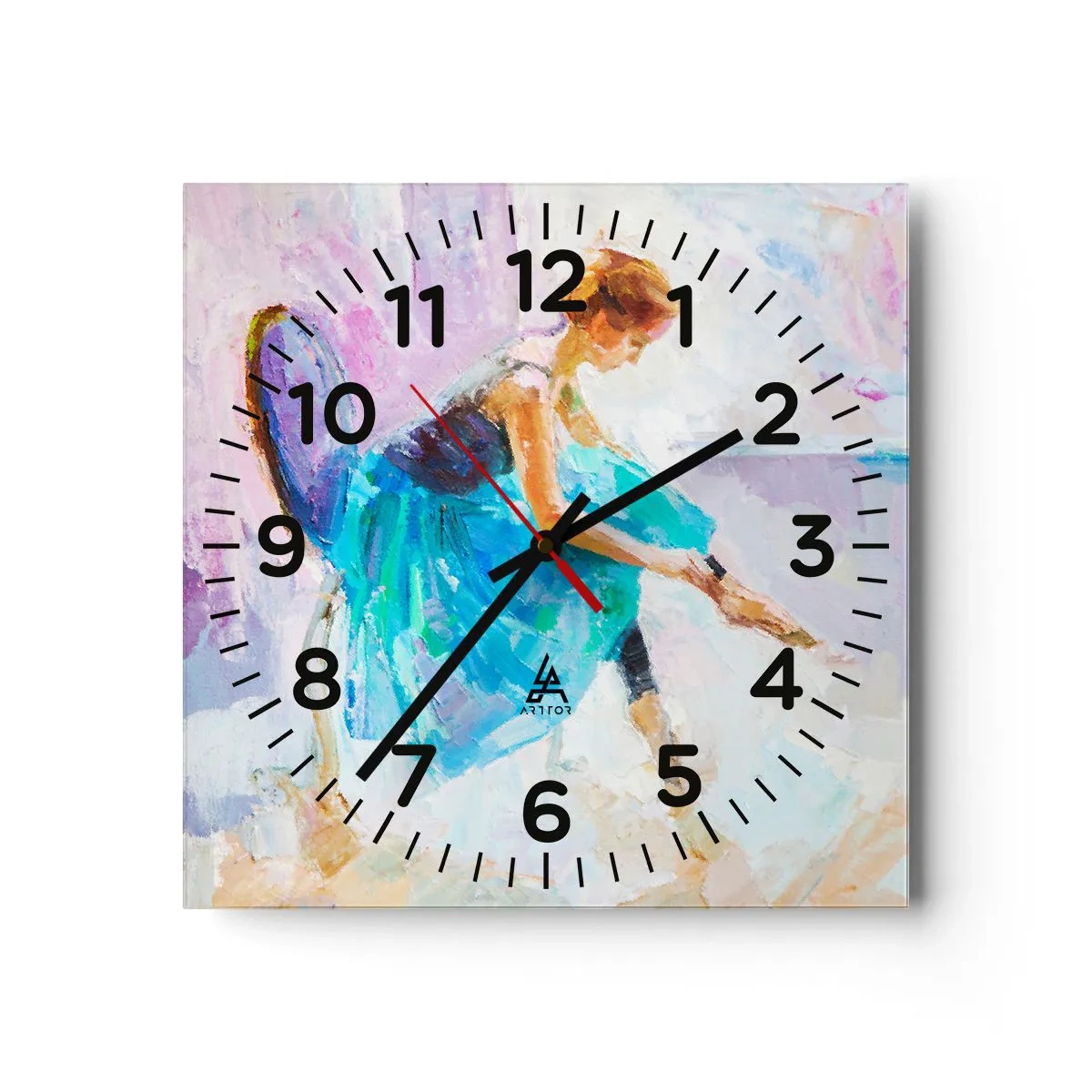 Horloge murale - Pendule murale - Grâce ineffable, charme subtil - 40x40 cm