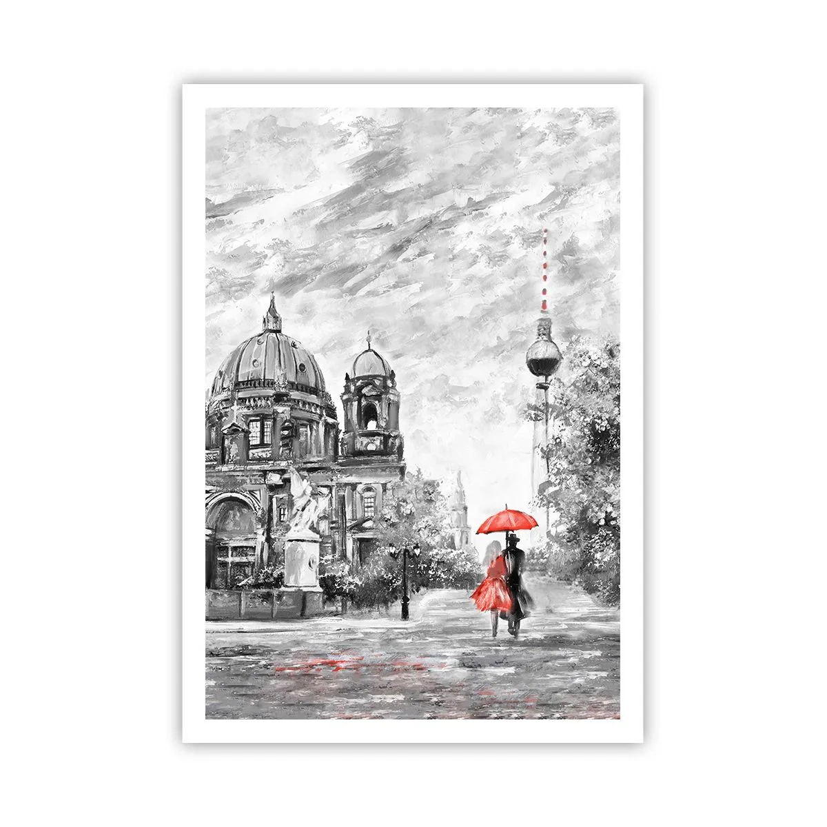 Affiche - Poster - Rencontre berlinoise - 70x100 cm