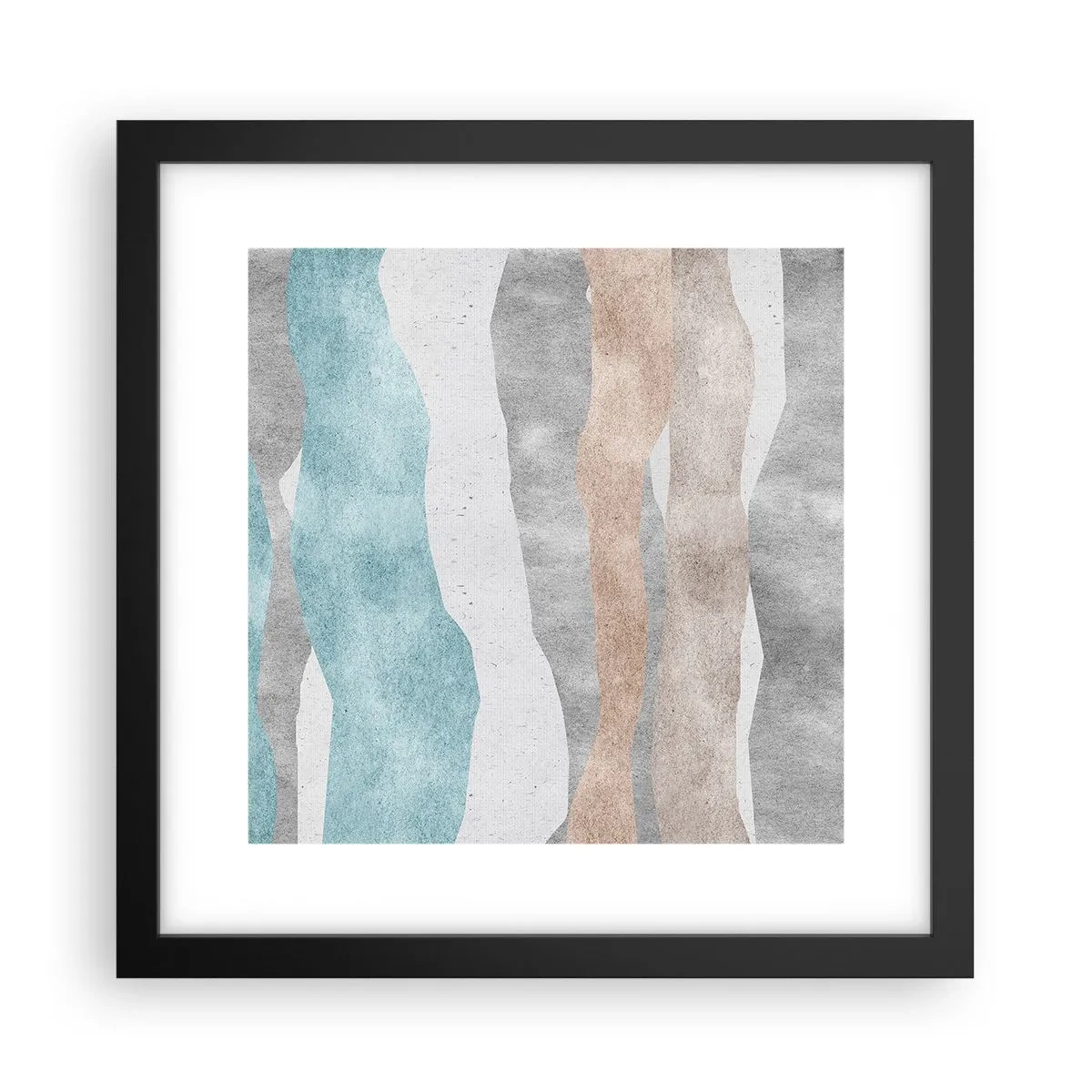 Affiche dans un cadre noir - Poster - Une étude de proximité - 30x30 cm