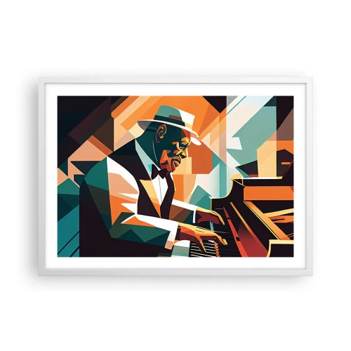Affiche dans un cadre blanc - Poster - C’est tout le jazz - 70x50 cm