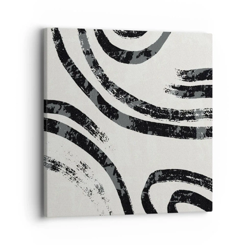 Impression sur toile - Image sur toile - À moitié arrêté - 40x40 cm