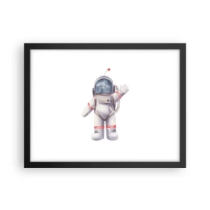 Affiche dans un cadre noir - Poster - C'est tout pour le moment! - 40x30 cm