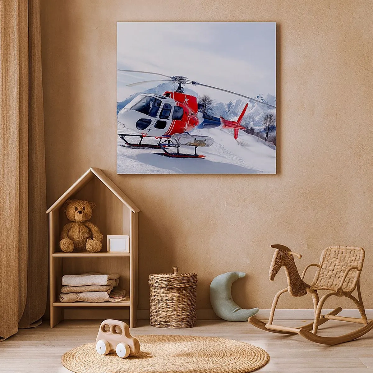 Impression sur toile - Image sur toile - Toujours prêt - 30x30 cm