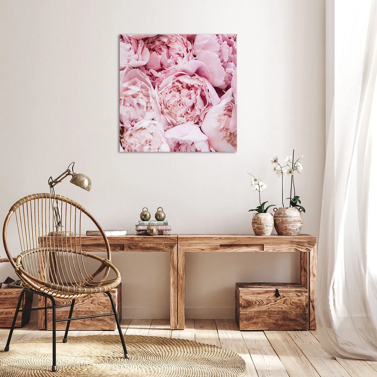 Impression sur toile - Image sur toile - Caliné et parfumé - 30x30 cm