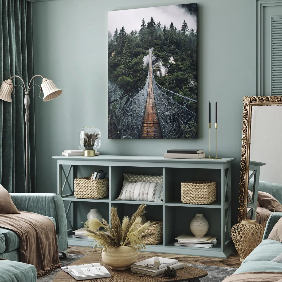 Impression sur toile - Image sur toile - Uniquement pour les aigles - 80x120 cm