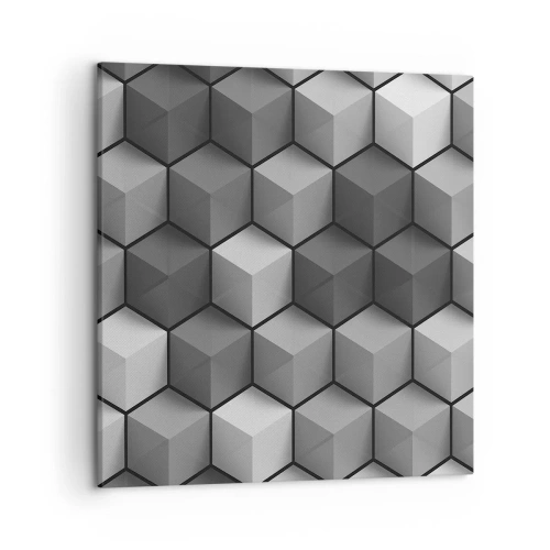 Impression sur toile - Image sur toile - Puzzle cubiste - 50x50 cm