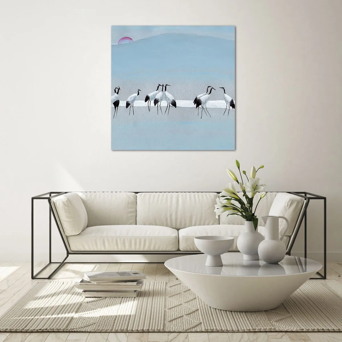 Impression sur verre - Image sur verre - Après une chaude journée - 50x50 cm