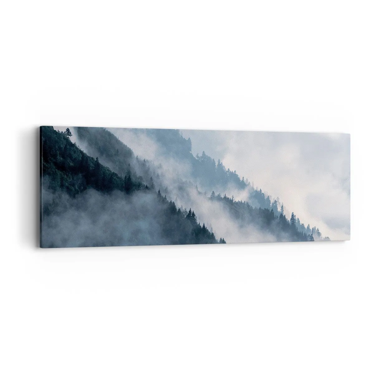 Impression sur toile - Image sur toile - Mysticisme des montagnes - 90x30 cm