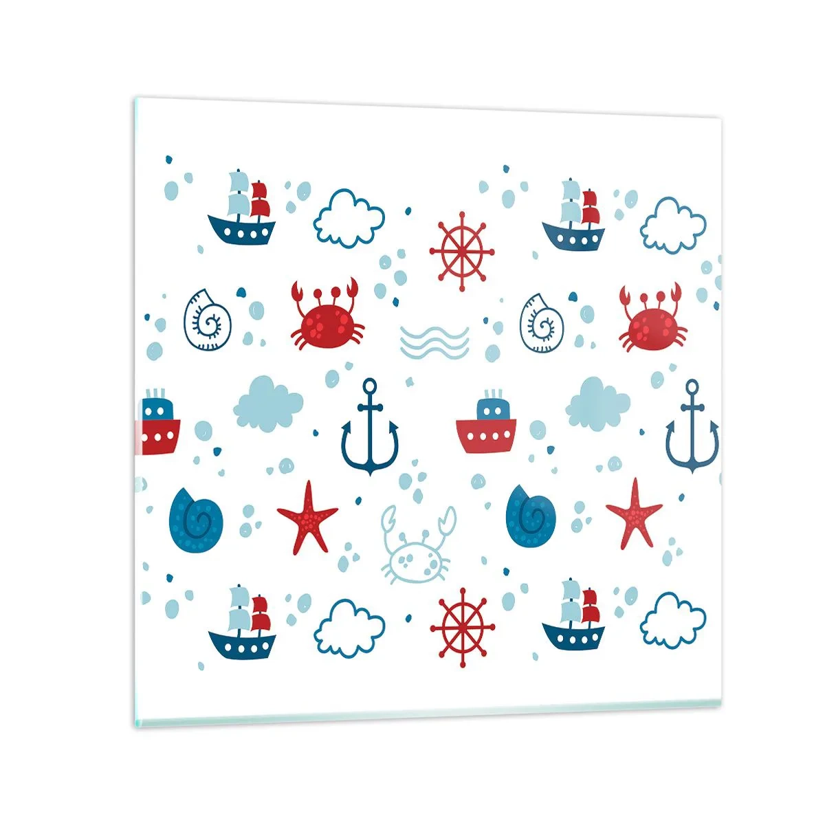 Impression sur verre - Image sur verre - Conte de fées de la mer - 30x30 cm