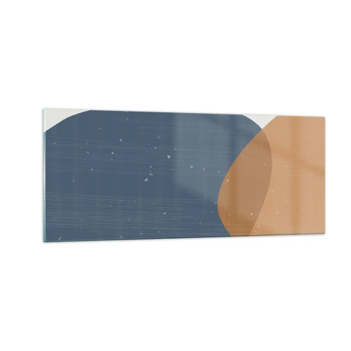 Impression sur verre - Image sur verre - Ovales et influences - 100x40 cm