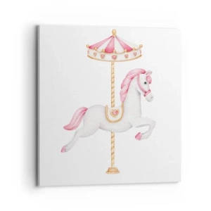 Impression sur toile - Image sur toile - Les sabots en avant - 70x70 cm