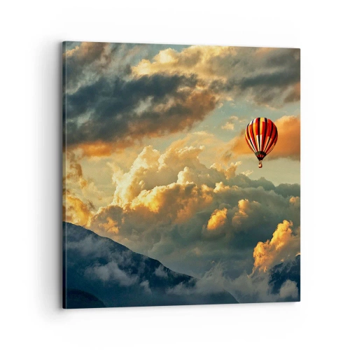 Impression sur toile - Image sur toile - Je vole parce que je veux - 70x70 cm