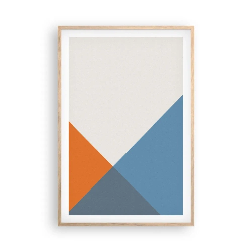 Affiche dans un chêne clair - Poster - Sous cette angle.... - 61x91 cm