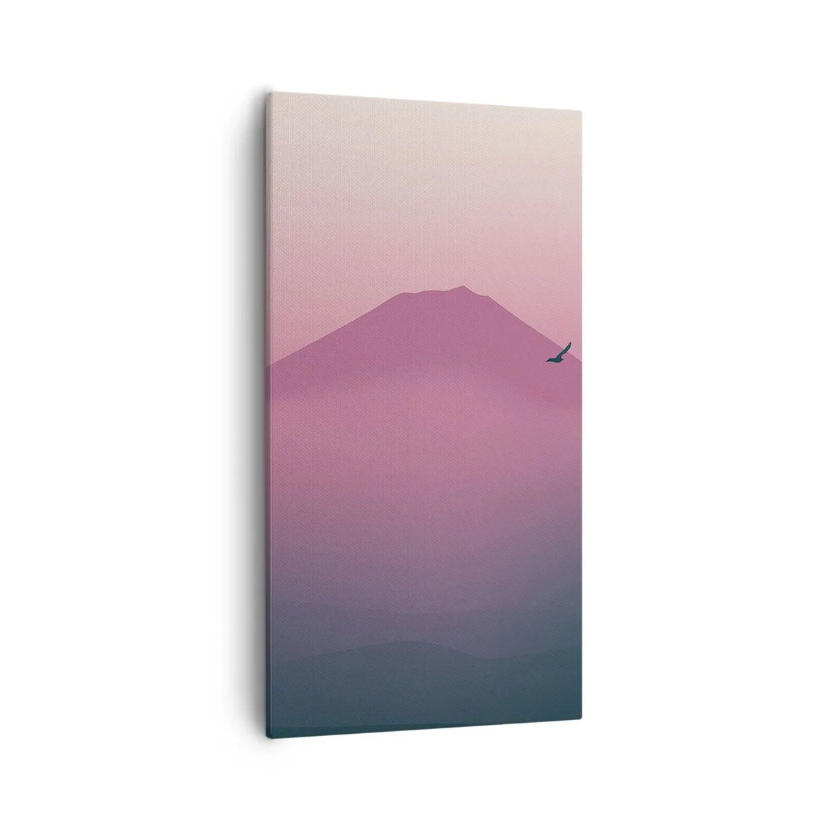 Impression sur toile - Image sur toile - Des pèlerins au dessus des nuages - 55x100 cm