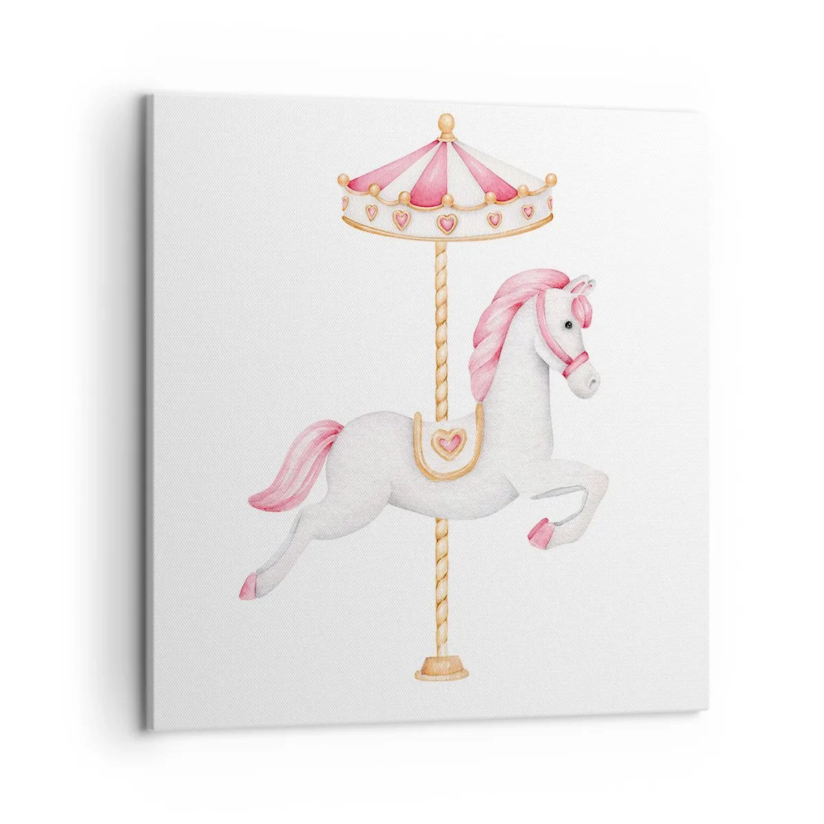 Impression sur toile - Image sur toile - Les sabots en avant - 50x50 cm