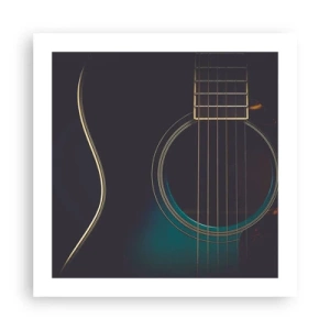 Affiche - Poster - Le calme avant la tempête - 50x50 cm