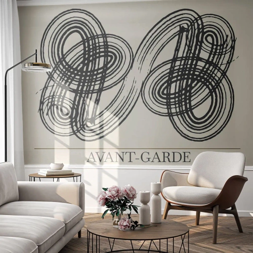 Papier Peint Autocollant Deluxe Sticker - C'est venu spontanément - Minimalisme, scandinave, En écrivant - 200x140 cm