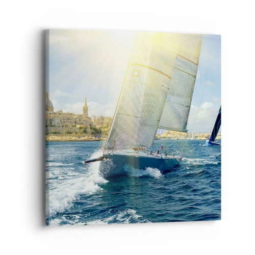 Impression sur toile - Image sur toile - Il est temps de quitter la ville - 40x40 cm