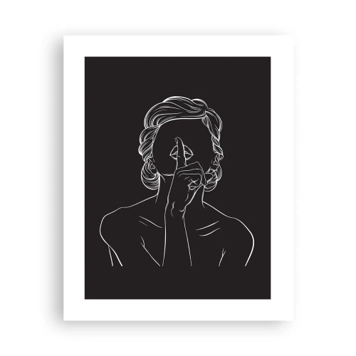 Affiche - Poster - La beauté s'épanouit en silence - 40x50 cm