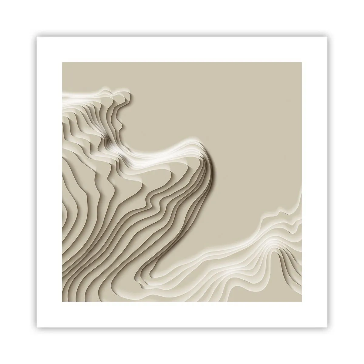 Affiche - Poster - Topographie artistique - 40x40 cm