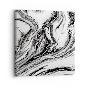 Impression sur toile - Image sur toile - Au début, c'était le chaos - 30x30 cm