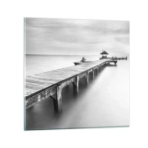 Impression sur verre - Image sur verre - À l'horizon - 50x50 cm