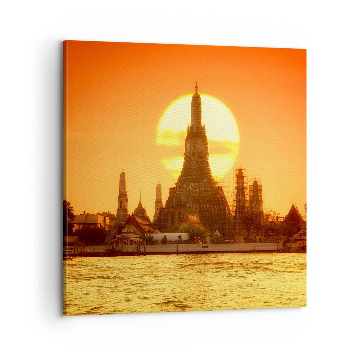 Impression sur toile - Image sur toile - Vers le soleil, toujours vers le soleil - 60x60 cm