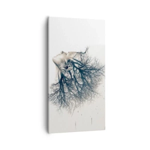 Impression sur toile - Image sur toile - Écouter le murmure des arbres - 55x100 cm