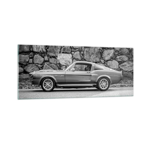 Impression sur verre - Image sur verre - Légende des années 60 - 100x40 cm