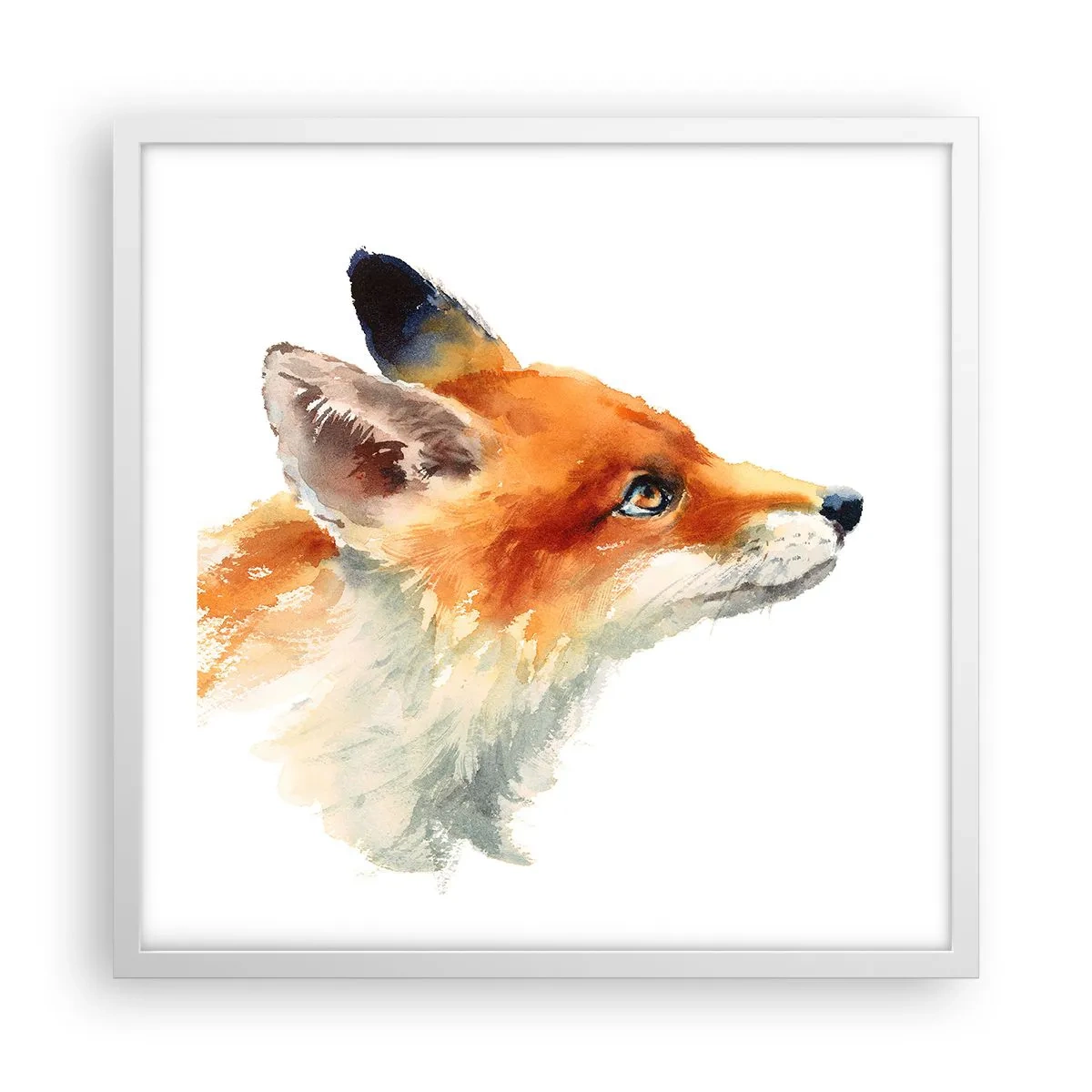 Affiche dans un cadre blanc - Poster - Vous ne pouvez jamais être trop prudent - 50x50 cm