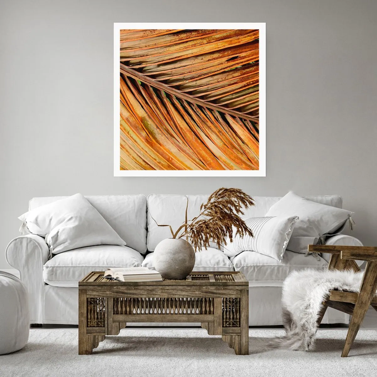 Affiche - Poster - Or de noix de coco - 40x40 cm