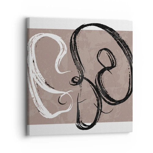 Impression sur toile - Image sur toile - Composition – la recherche de la plénitude - 30x30 cm