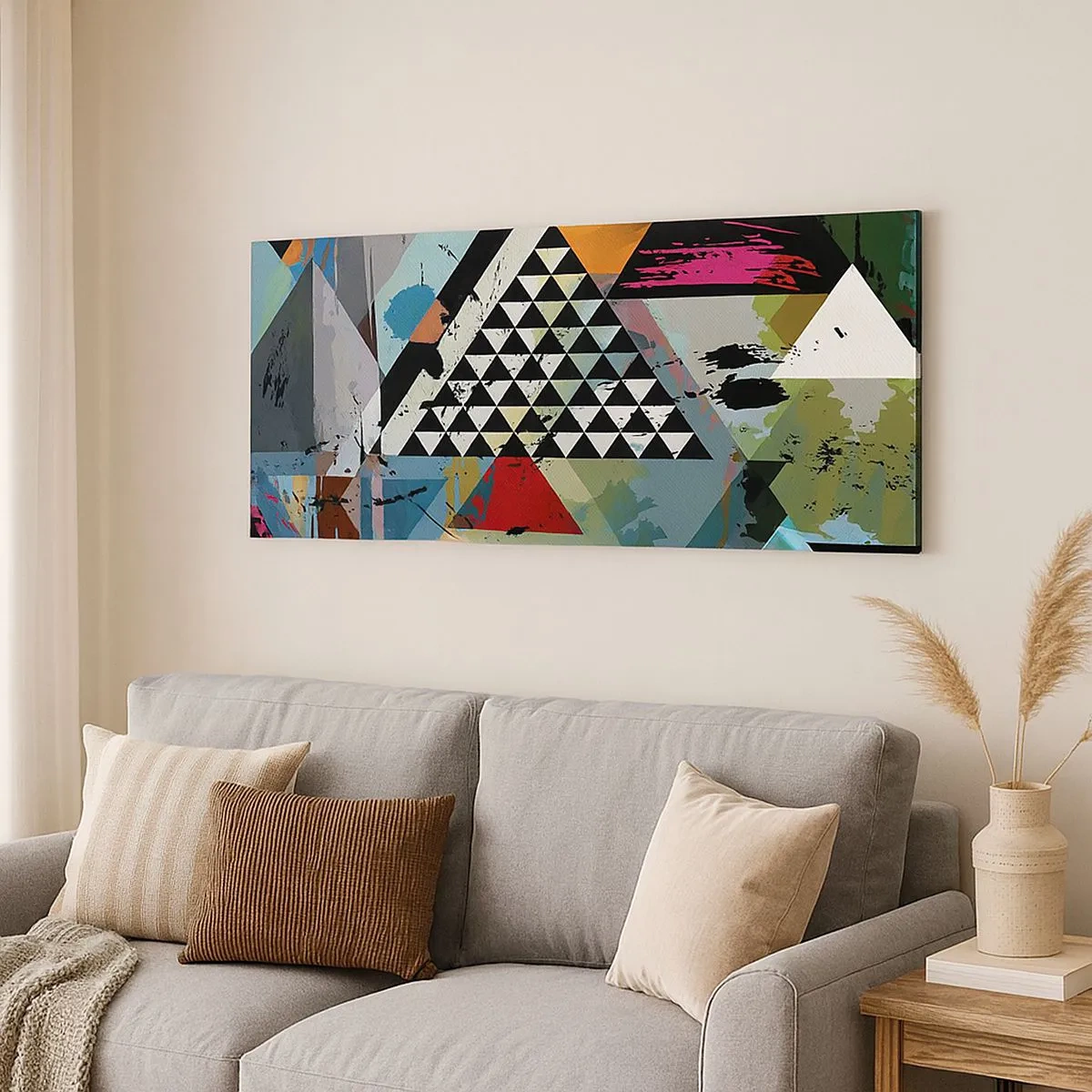 Impression sur toile - Image sur toile - Comme c'est facile - 100x40 cm