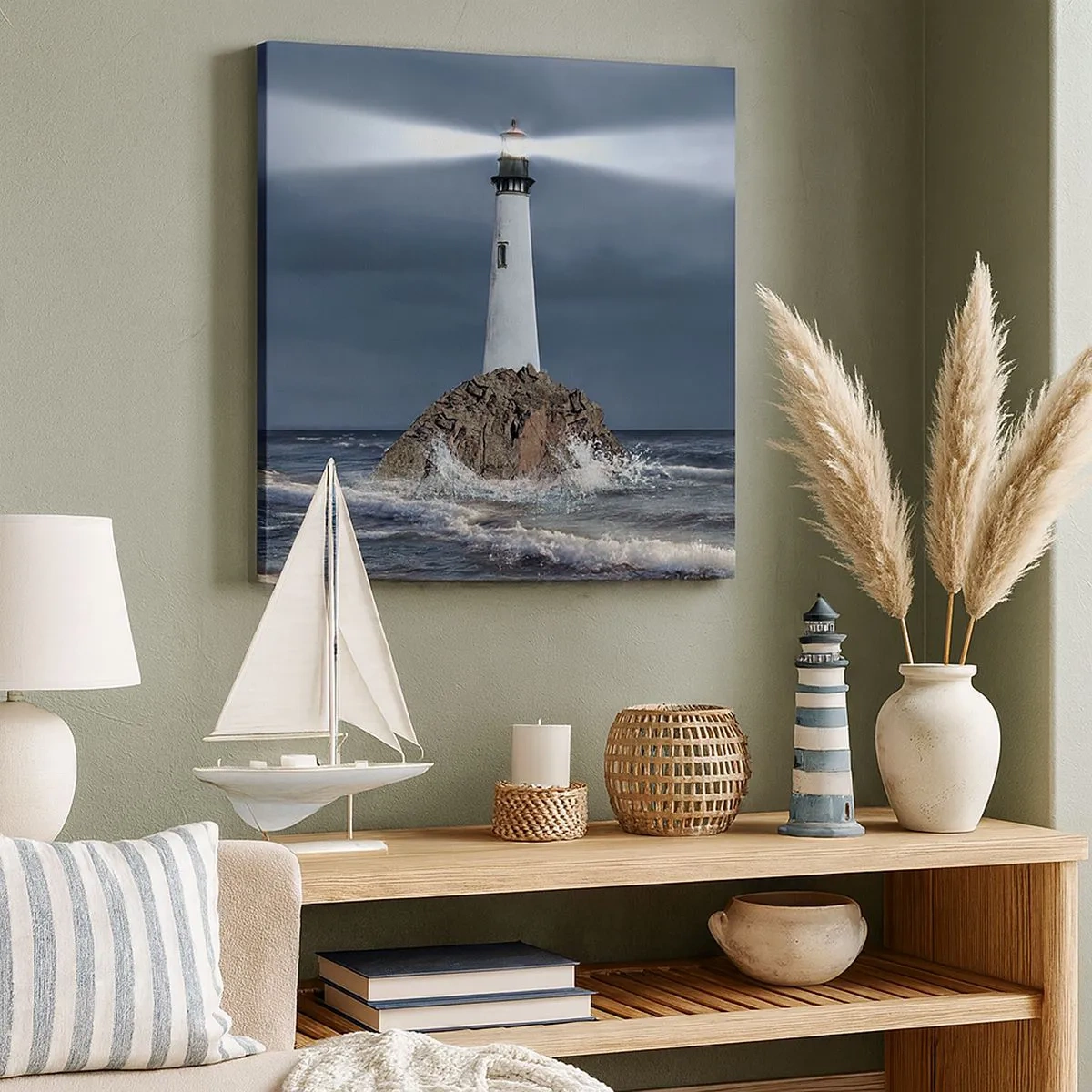 Impression sur toile - Image sur toile - I… i… ici ! - 30x30 cm