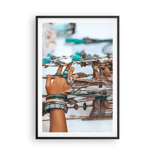 Affiche dans un cadre noir - Poster - Trésor local - 61x91 cm