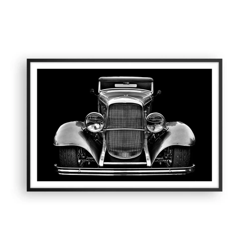 Affiche dans un cadre noir - Poster - Un vrai gentleman - 91x61 cm