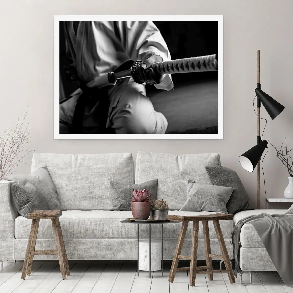 Affiche - Poster - Âme de guerrier - 50x40 cm