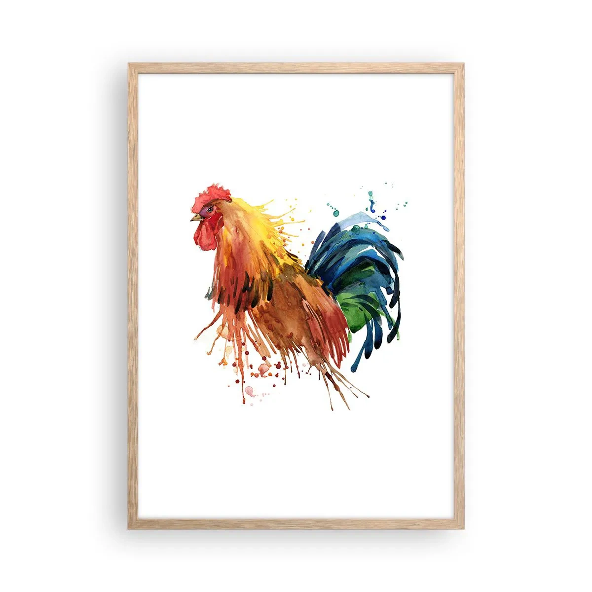 Affiche dans un chêne clair - Poster - Robe royale, fierté royale - 50x70 cm