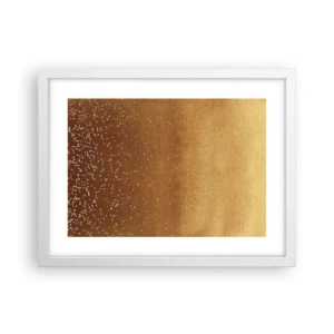 Affiche dans un cadre blanc - Poster - Origine du monde - 40x30 cm