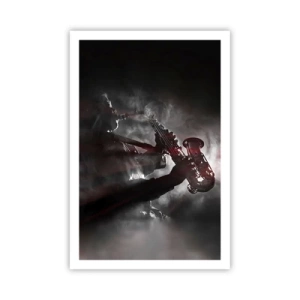 Affiche - Poster - Dans les brumes du jazz - 61x91 cm