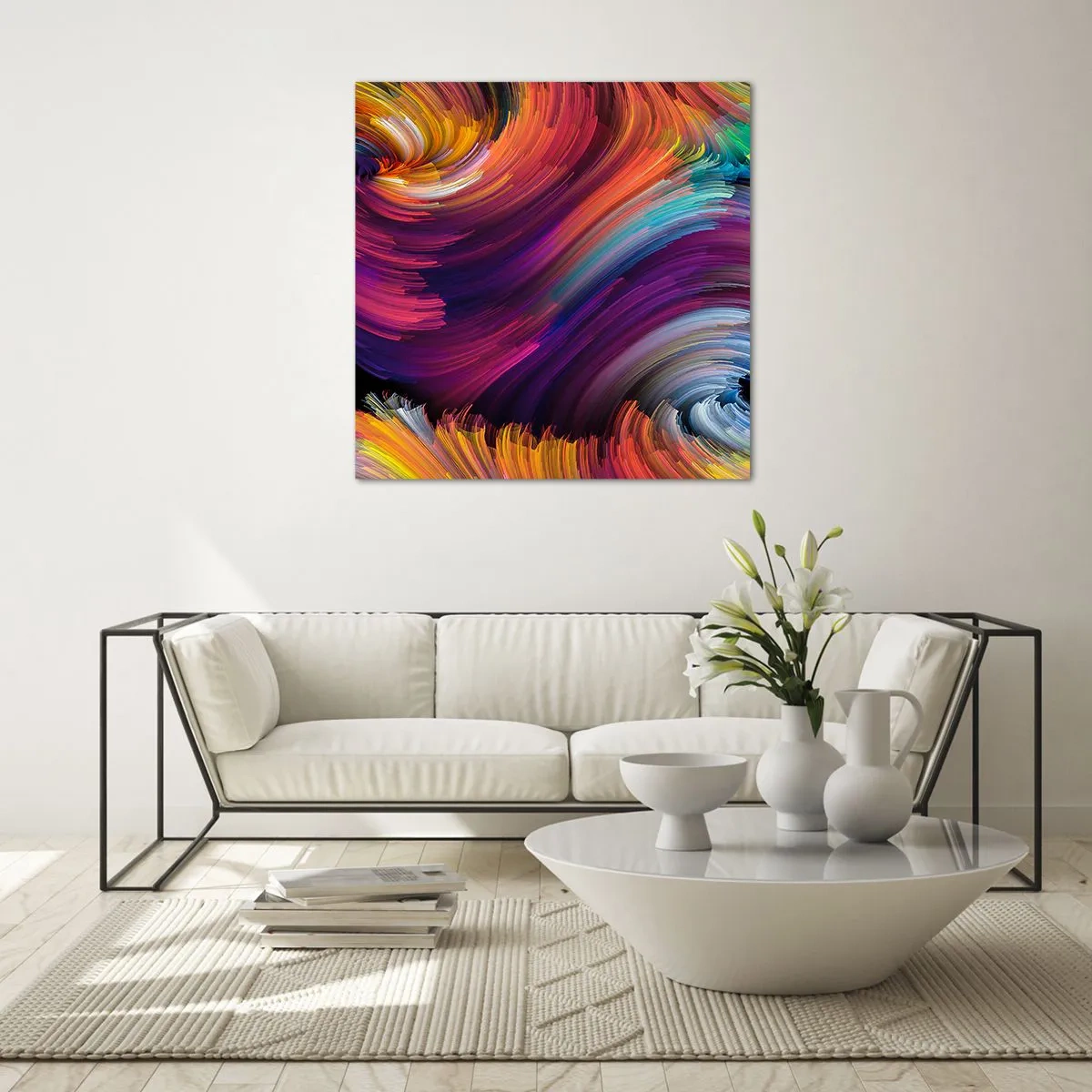 Impression sur verre - Image sur verre - Le début d'un nouveau monde - 60x60 cm