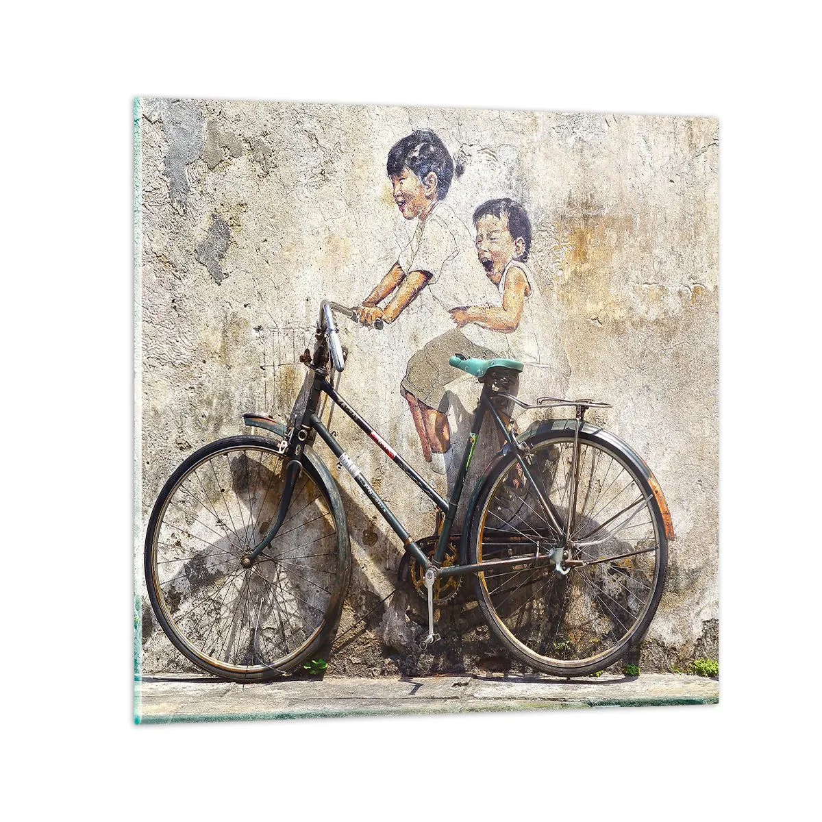 Impression sur verre - Image sur verre - Vrai ou faux? - 60x60 cm