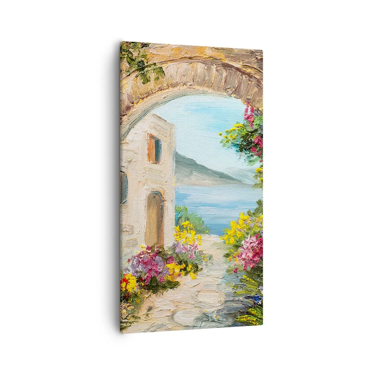 Impression sur toile - Image sur toile - Le charme d'une province côtière - 55x100 cm