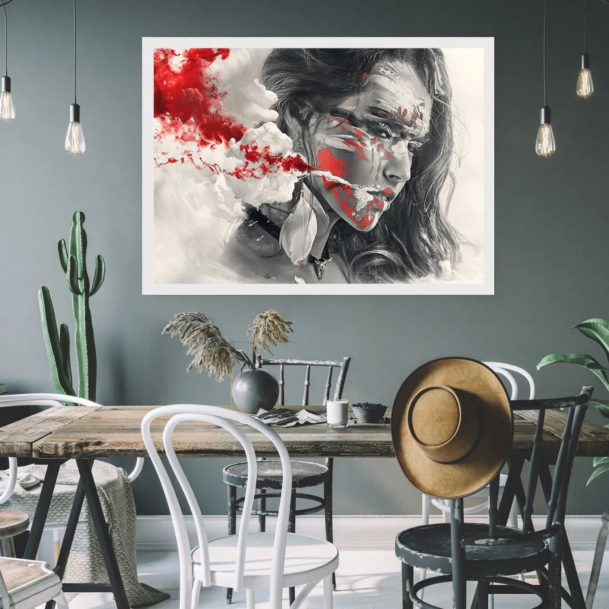 Affiche - Poster - Dans les fumées de l'absurde - 40x30 cm